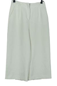 Dámské smetanové culottes kalhoty M&S