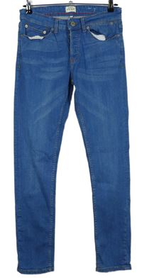 Pánské modré skinny rifle River Island vel. 30/32