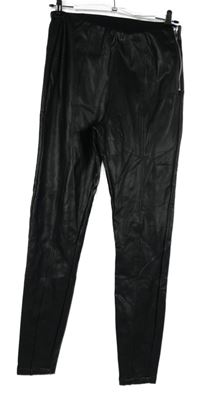 Dámské černé koženkové tregíny New Look 