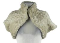 Dámske béžové kožušinové bolerko Coast