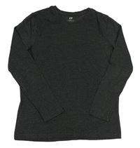 Antracitové tričko H&M