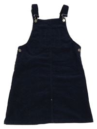 Tmavomodré menšestrové šaty Mango