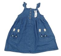 Nové - rifľové šaty s vreckami George