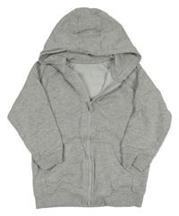 Sivá prepínaci mikina s kapucňou George