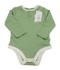 Nové - Zelené žebrované body Maybe baby