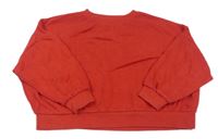 Červená oversize mikina Next