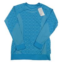 Nové - Modré vzorované spodní triko Crivit