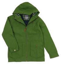 Zelená šušťáková jarná bunda s kapucňou Lc waikiki
