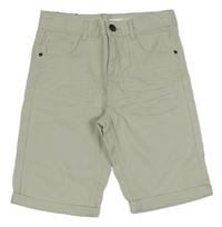 Šedé plátěné kraťasy 