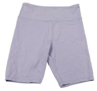 Lila elastické športové kraťasy H&M