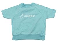 Svetlomodrá tepláková vesta Cooper