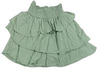 Světlezelenošedá vrstvená sukňa H&M