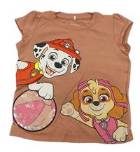 Staroružové tričko s Paw Patrol zn. Name it