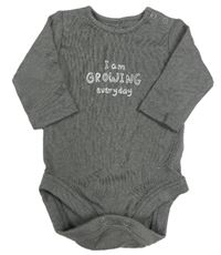 Tmavošedé body s nápisem Mothercare 