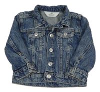 Modrá rilflová bunda H&M