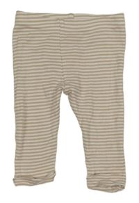 Béžovo-biele pruhované tepláky M&S