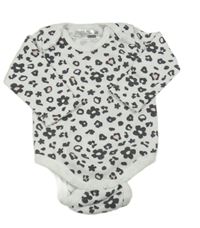 Bílo-šedo-růžové vzorované body Ergee