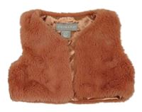 Staroružová kožušinová podšitá vesta Primark