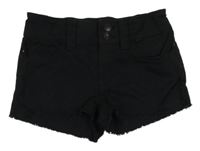 Čierne rifľové kraťasy H&M