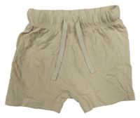 Béžové bavlnené kraťasy H&M