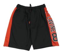 Černo-červené sportovní basketbalové kraťasy s nápisem a číslem - Chicago Bulls PRIMARK