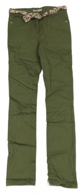 Khaki skinny rifle s opaskom TAPE 'A L'OEIL