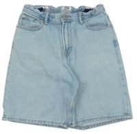 Světlemodré riflové kraťasy JACK&JONES