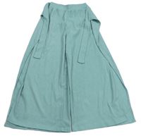 Zelené zavinovací culottes nohavice Page One Youmg