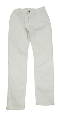 Bílé skinny fit rifle H&M