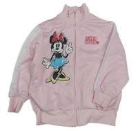 Ružová športová prepínaci mikina s Minnie Disney