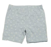 Svetlomodré kvetované elastické kraťasy Topomini