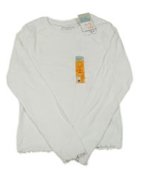 Nové - Biele rebrované tričko Primark