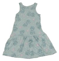 Svetlomodré bavlnené šaty s Elsou H&M