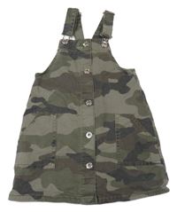 Army plátenné prepínaci na traké šaty Denim Co.