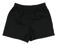 Čierne pruhované športové kraťasy George