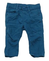 Petrolejové plátenné nohavice C&A