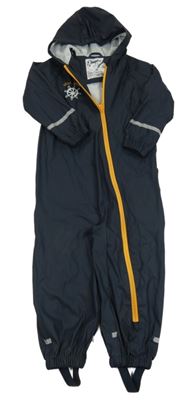 Tmavomodrá nepromokavá kombinéza s kapucí Lupilu