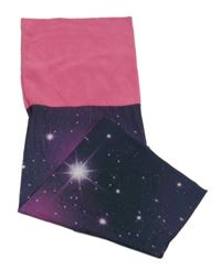 Růžovo-fialový multifunkční nákrčník 