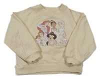 Smotanová mikina s Disney princeznami