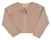 Ružový trblietavý prepínaci ľahký sveter H&M