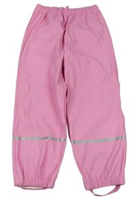 Ružové nepromokavé nohavice