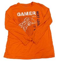 Oranžové triko s ovladačem Primark