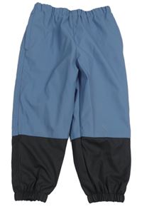 Modro-černé voděodolné kalhoty Primark