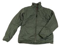 Khaki šusťáková zateplená oboustranná bunda Mammut