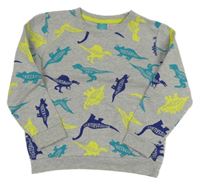 Šedá mikina s diny Little kids