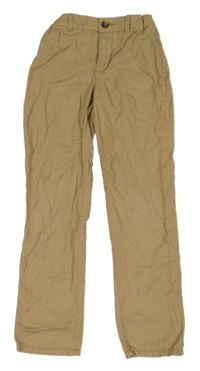 Béžové plátenné chino nohavice H&M