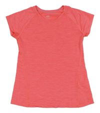Neonově růžové melírované sportovní tričko H&M
