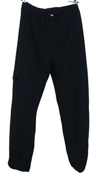 Dámské černé cuff tepláky s kapsou Pep&Co