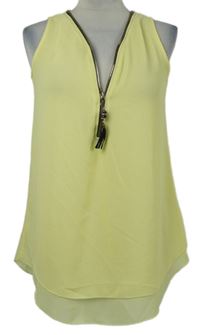 Dámska žltá šifónová blúzka Colloseum