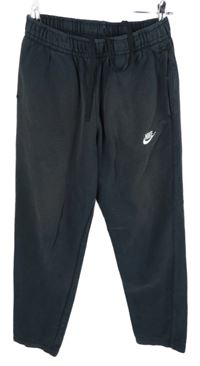 Pánské tmavošedé tepláky s logem Nike 